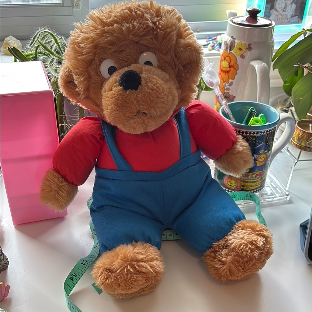 Vintage Berenstain Bears Brother Bear 16 inch plush great condition